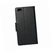 Etui zamykane z klapk� i magnesem Fancy Book czarny do Huawei P8 Lite