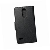 Etui zamykane z klapk� i magnesem Fancy Book czarny do LG K10 (2017)