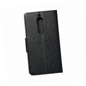 Etui zamykane z klapk� i magnesem Fancy Book czarny do Nokia Lumia 525
