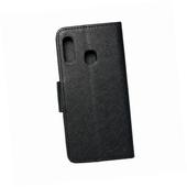 Etui zamykane z klapk� i magnesem Fancy Book czarny do Samsung Galaxy A20e