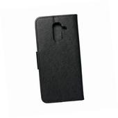 etui z klapk� Etui zamykane z klapk� i magnesem Fancy Book czarny do Samsung Galaxy A6 Plus (2018)