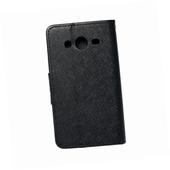 Pokrowiec Etui zamykane z klapk i magnesem Fancy Book czarny do Samsung Galaxy Core 2 (G355)