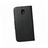 Etui zamykane z klapk� i magnesem Fancy Book czarny do Samsung Galaxy J3 2017