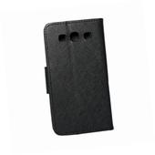 Etui zamykane z klapk� i magnesem Fancy Book czarny do Samsung Galaxy S3 (i9300)