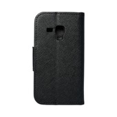 Pokrowiec Fancy Book czarny do Samsung Galaxy Trend Plus (S7580)