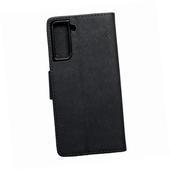 Etui zamykane z klapk� i magnesem Fancy Book czarny do Samsung s21 Plus