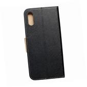 Etui zamykane z klapk� i magnesem Fancy Book czarno-z�oty do Xiaomi Redmi 9A