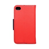 Pokrowiec Fancy Book czerwono-granatowy do Apple iPhone 4