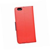 Etui zamykane z klapk� i magnesem Fancy Book czerwono-granatowy do Apple iPhone 6s