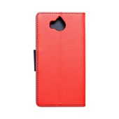Pokrowiec Fancy Book czerwono-granatowy do Huawei Y6 (2017)