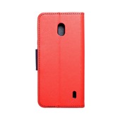 Pokrowiec Fancy Book czerwono-granatowy do Nokia 2.2
