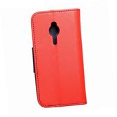 Etui zamykane z klapk� i magnesem Fancy Book czerwono-granatowy do Nokia 5230