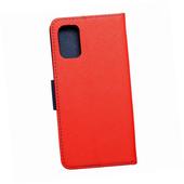 Etui zamykane z klapk� i magnesem Fancy Book czerwono-granatowy do Samsung A02S