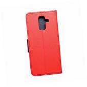 etui z klapk� Etui zamykane z klapk� i magnesem Fancy Book czerwono-granatowy do Samsung Galaxy A6 Plus (2018)