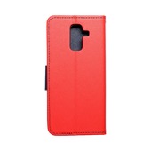 Pokrowiec Pokrowiec Fancy Book czerwono-granatowy do Samsung Galaxy A6 Plus (2018)