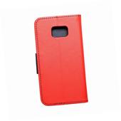 Pokrowiec Etui zamykane z klapk i magnesem Fancy Book czerwono-granatowy do Samsung Galaxy S7 G930