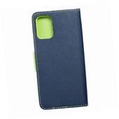 Etui zamykane z klapk� i magnesem Fancy Book granatowo-limonkowy do LG K52