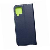 Etui zamykane z klapk� i magnesem Fancy Book granatowo-limonkowy do Samsung Galaxy M12
