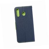 Etui zamykane z klapk� i magnesem Fancy Book granatowo-limonkowy do Samsung Galaxy M30