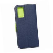 Etui zamykane z klapk� i magnesem Fancy Book granatowo-limonkowy do Samsung Galaxy Note 20