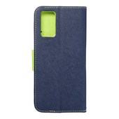 Pokrowiec Fancy Book granatowo-limonkowy do Samsung Galaxy Note 20