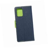 Etui zamykane z klapk� i magnesem Fancy Book granatowo-limonkowy do Samsung Galaxy S10 Lite
