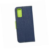 etui magnetyczne Etui zamykane z klapk� i magnesem Fancy Book granatowo-limonkowy do Samsung s21