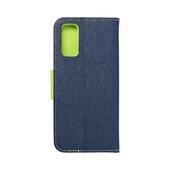 Pokrowiec Fancy Book granatowo-limonkowy do Samsung s21 Plus