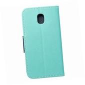 Etui zamykane z klapk� i magnesem Fancy Book mi�towo-granatowy do Samsung Galaxy J3 2017