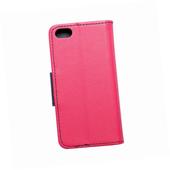 Etui zamykane z klapk� i magnesem Fancy Book r�owo-granatowy do Apple iPhone 5s