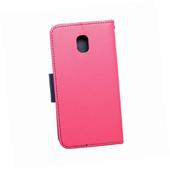 Etui zamykane z klapk� i magnesem Fancy Book r�owo-granatowy do Samsung Galaxy J3 2017