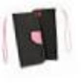 Etui zamykane z klapk� i magnesem Fancy Case czarno-r�owy do Apple iPhone 13 Pro Max