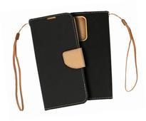 pokrowiec Etui zamykane z klapk� i magnesem Fancy Case czarno-r�owy do Samsung Galaxy S23