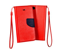 Pokrowiec Fancy Case czerwono-granatowy do Apple iPhone SE 2022