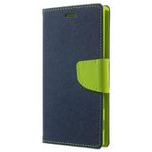 Pokrowiec Fancy Case granatowo-limonkowy do Samsung Galaxy M52 5G