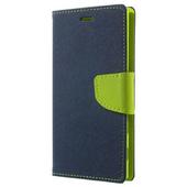 Pokrowiec Fancy Case granatowo-limonkowy do Samsung s21