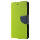 etui z zapi�ciem Pokrowiec Fancy Case limonkowo-granatowy do Apple iPhone 12
