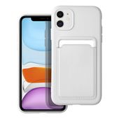Pokrowiec Forcell Card Case bia�y do Apple iPhone 11