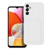 Pokrowiec Forcell Card Case bia�y do Samsung Galaxy A14 4G