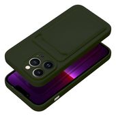 Pokrowiec Forcell Card Case zielony do Apple iPhone 15