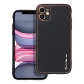 Pokrowiec Forcell Leather Case czarny do Apple iPhone 11