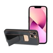 Pokrowiec Forcell Leather Case Kickstand czarny do Apple iPhone 14 Max