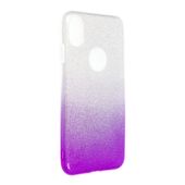 etui brokatowe Pokrowiec Forcell Shining Ombre fioletowy do Apple iPhone XS Max