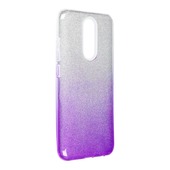 etui brokatowe Pokrowiec Forcell Shining Ombre fioletowy do Xiaomi Redmi 8