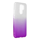 etui brokatowe Pokrowiec Forcell Shining Ombre fioletowy do Xiaomi Redmi 9