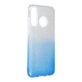 etui brokatowe Pokrowiec Forcell Shining Ombre niebieski do Huawei P30 Lite