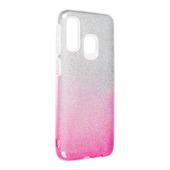 etui brokatowe Pokrowiec Forcell Shining Ombre r�owy do Samsung Galaxy A40