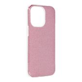etui brokatowe Pokrowiec Forcell Shining r�owy do Apple iPhone 13 Pro