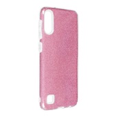 etui brokatowe Pokrowiec Forcell Shining r�owy do Samsung Galaxy A10