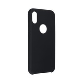 Pokrowiec Forcell Silicone czarny do Apple iPhone X